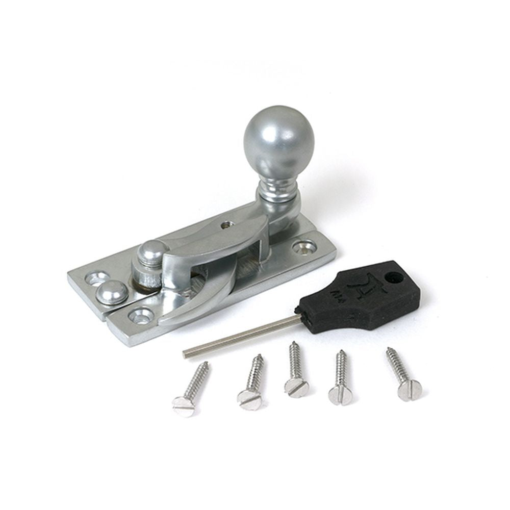High quality images of the From The Anvil - Satin Chrome Sash Hook Fastener | Sku. Anvil-52374 | available to order from Trade Door Handles, quick delivery at discounted prices.