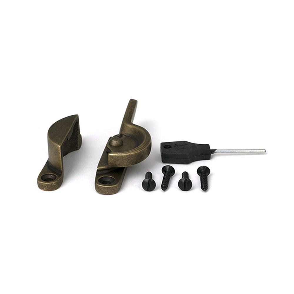 High quality images of the From The Anvil - Burnished Brass Fitch Fastener | Sku. Anvil-52378 | available to order from Trade Door Handles, quick delivery at discounted prices.