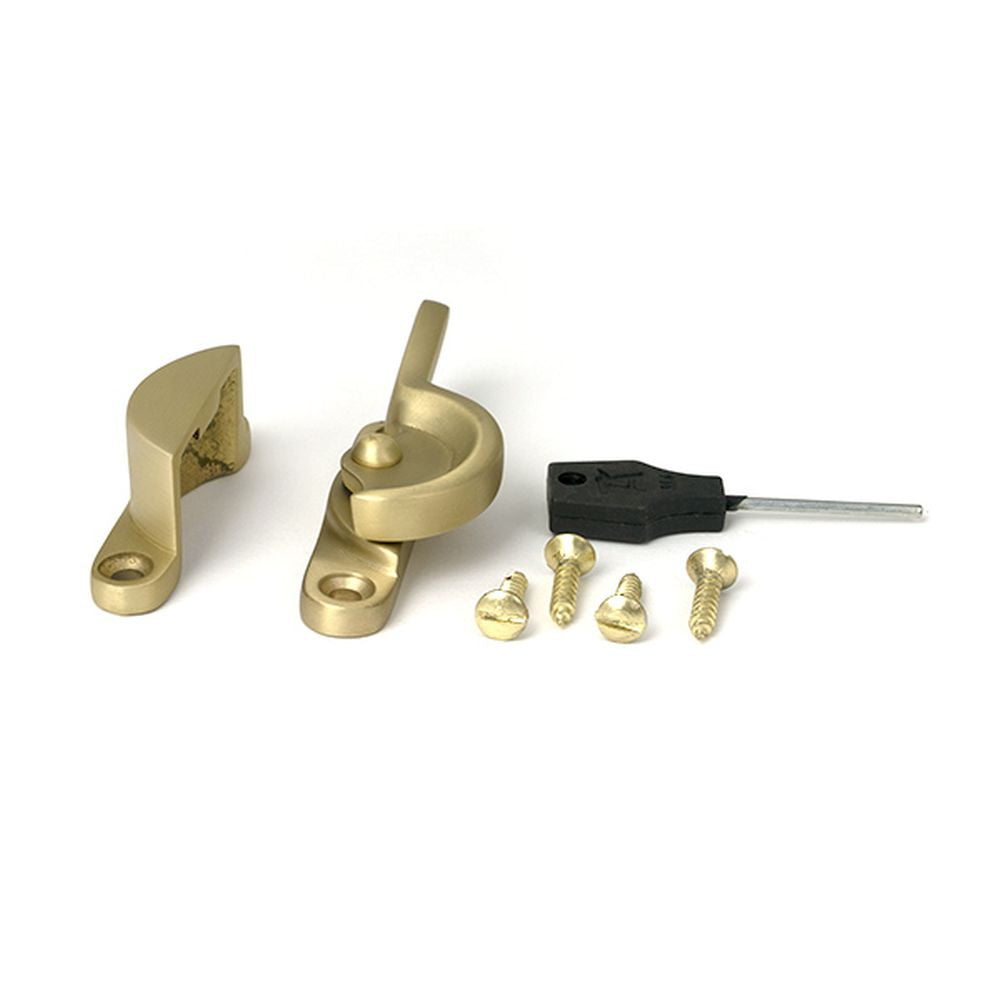 High quality images of the From The Anvil - Satin Brass Fitch Fastener | Sku. Anvil-52379 | available to order from Trade Door Handles, quick delivery at discounted prices.