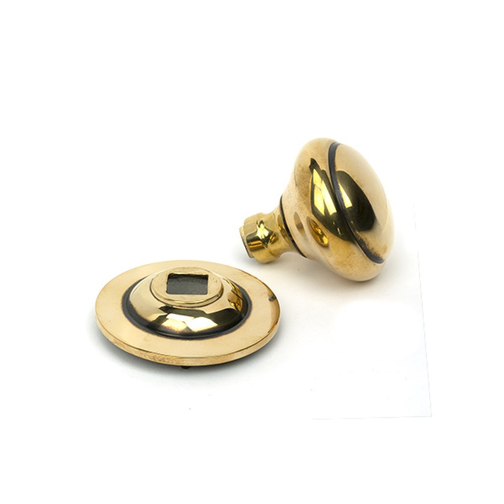 High quality images of the From The Anvil - Aged Brass Round Centre Door Knob | Sku. Anvil-52404 | available to order from Trade Door Handles, quick delivery at discounted prices.
