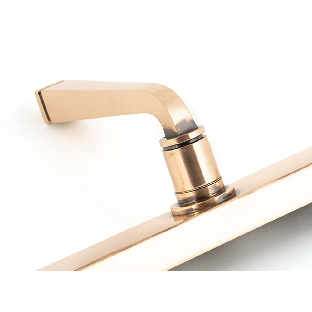 High quality images of the From The Anvil - Polished Bronze Avon Slimline Lever Latch Set | Sku. Anvil-52430 | available to order from Trade Door Handles, quick delivery at discounted prices.