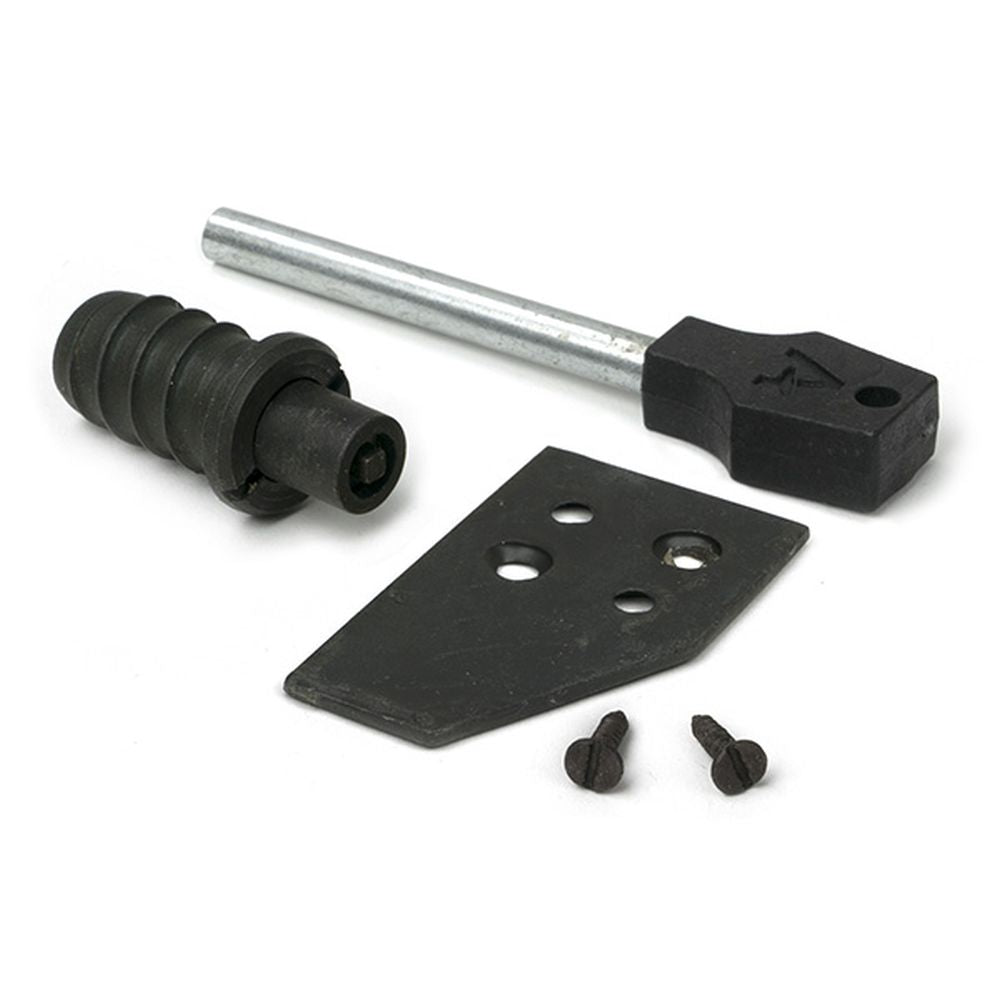High quality images of the From The Anvil - Beeswax Key-Flush Sash Stop | Sku. Anvil-52472 | available to order from Trade Door Handles, quick delivery at discounted prices.