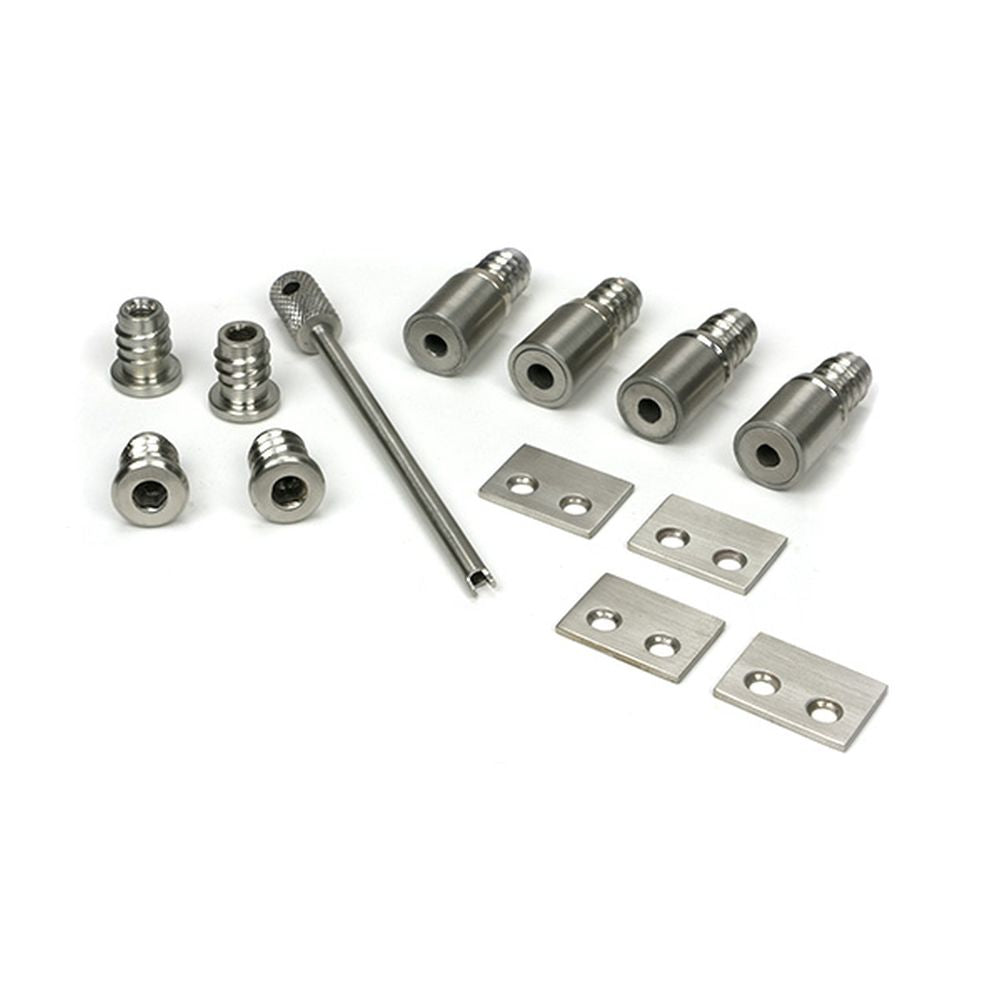 High quality images of the From The Anvil - Satin Marine SS (316) Secure Stops (Pack of 4) | Sku. Anvil-52478 | available to order from Trade Door Handles, quick delivery at discounted prices.