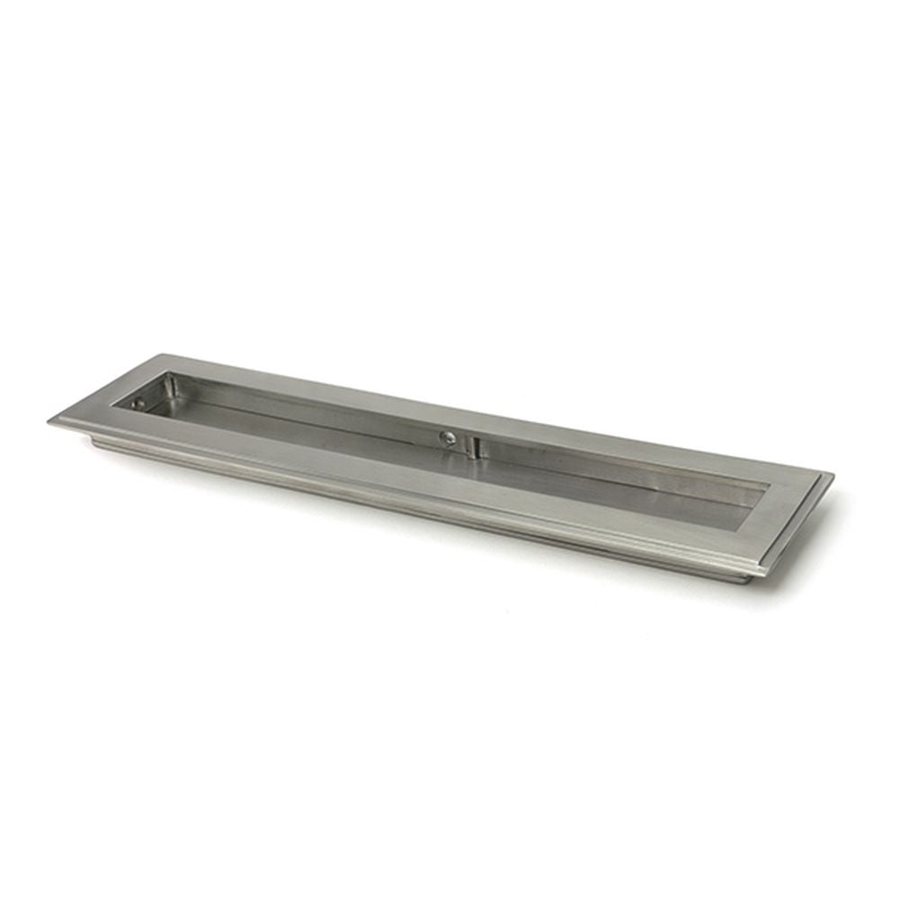High quality images of the From The Anvil - Satin Marine SS (316) 250mm Art Deco Rectangular Pull | Sku. Anvil-52492 | available to order from Trade Door Handles, quick delivery at discounted prices.