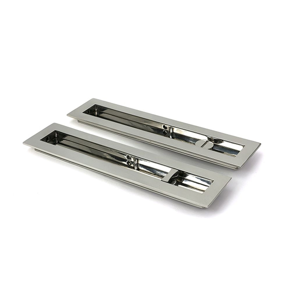 High quality images of the From The Anvil - Polished Marine SS (316) 250mm Plain Rectangular Pull - Privacy Set | Sku. Anvil-52503 | available to order from Trade Door Handles, quick delivery at discounted prices.