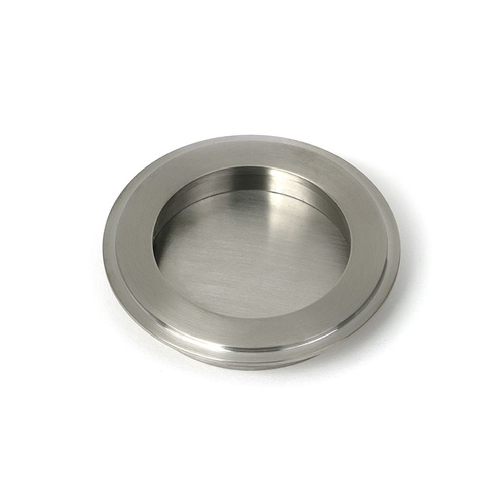 High quality images of the From The Anvil - Satin Marine SS (316) 75mm Art Deco Round Pull | Sku. Anvil-52508 | available to order from Trade Door Handles, quick delivery at discounted prices.