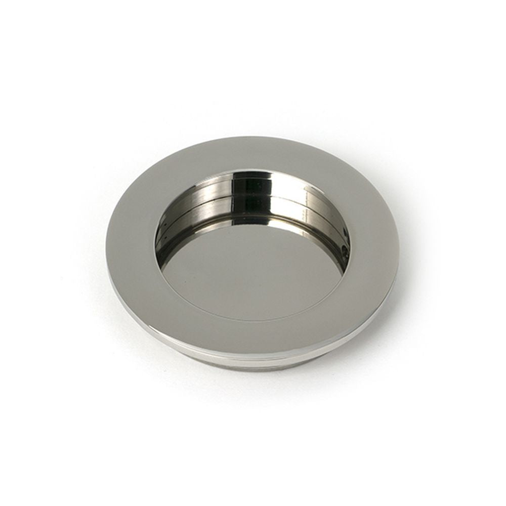 High quality images of the From The Anvil - Polished Marine SS (316) 75mm Plain Round Pull | Sku. Anvil-52511 | available to order from Trade Door Handles, quick delivery at discounted prices.