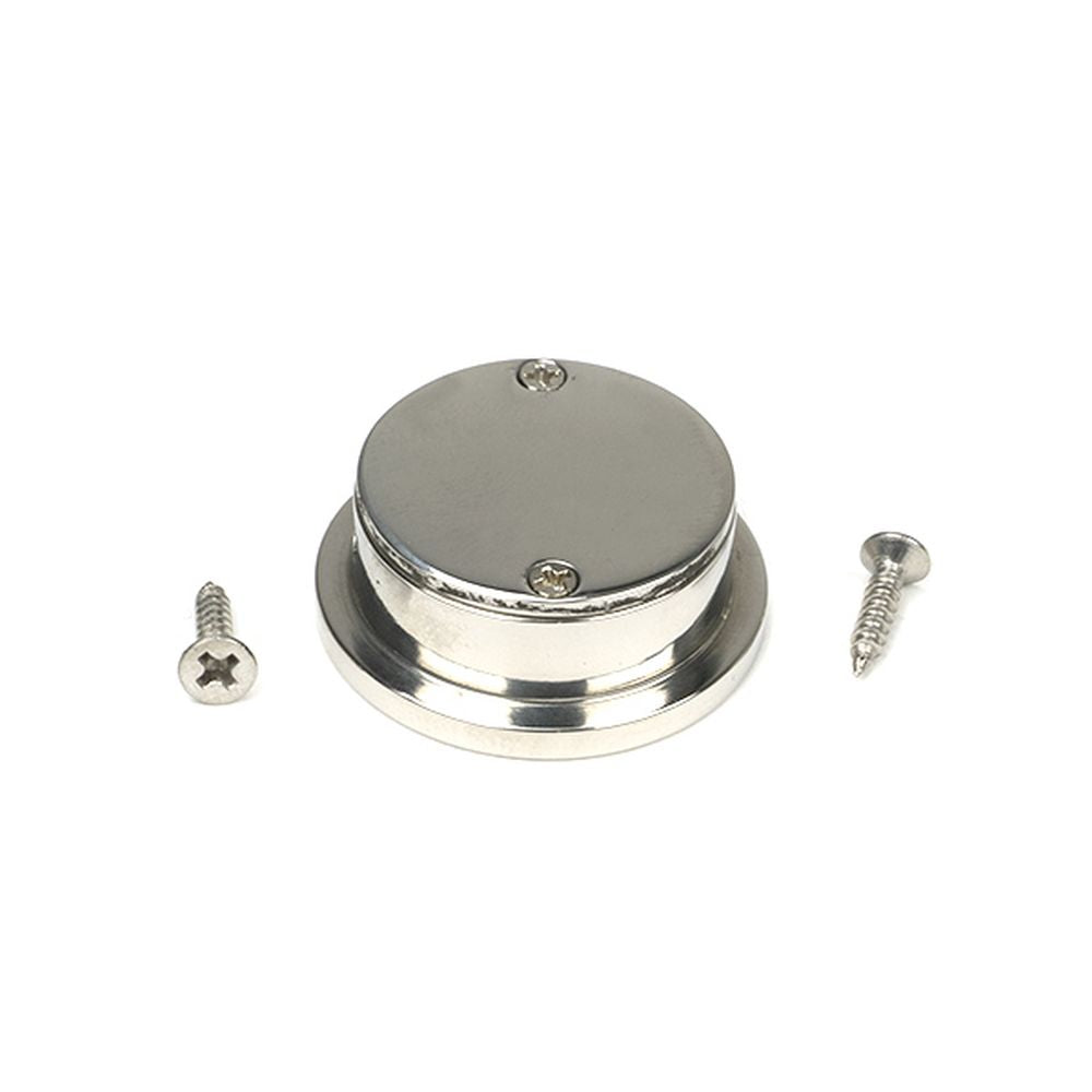 High quality images of the From The Anvil - Polished Marine SS (316) 34mm Round Finger Edge Pull | Sku. Anvil-52521 | available to order from Trade Door Handles, quick delivery at discounted prices.