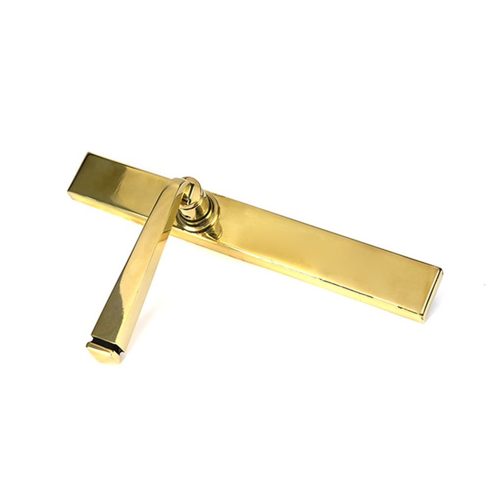 High quality images of the From The Anvil - Polished Brass Avon Slimline Lever Espag. Latch Set | Sku. Anvil-52543 | available to order from Trade Door Handles, quick delivery at discounted prices.