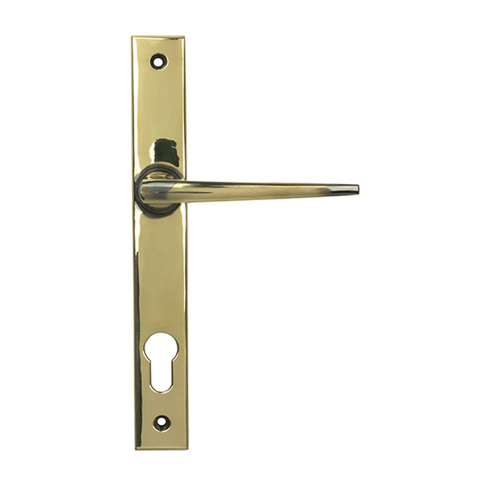 High quality images of the From The Anvil - Aged Brass Eaton Slimline Lever Espag. Lock Set | Sku. Anvil-52608 | available to order from Trade Door Handles, quick delivery at discounted prices.