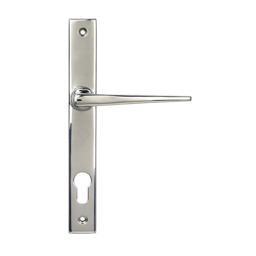 High quality images of the From The Anvil - Polished Marine SS (316) Eaton Slimline Lever Espag. Lock Set | Sku. Anvil-52609 | available to order from Trade Door Handles, quick delivery at discounted prices.