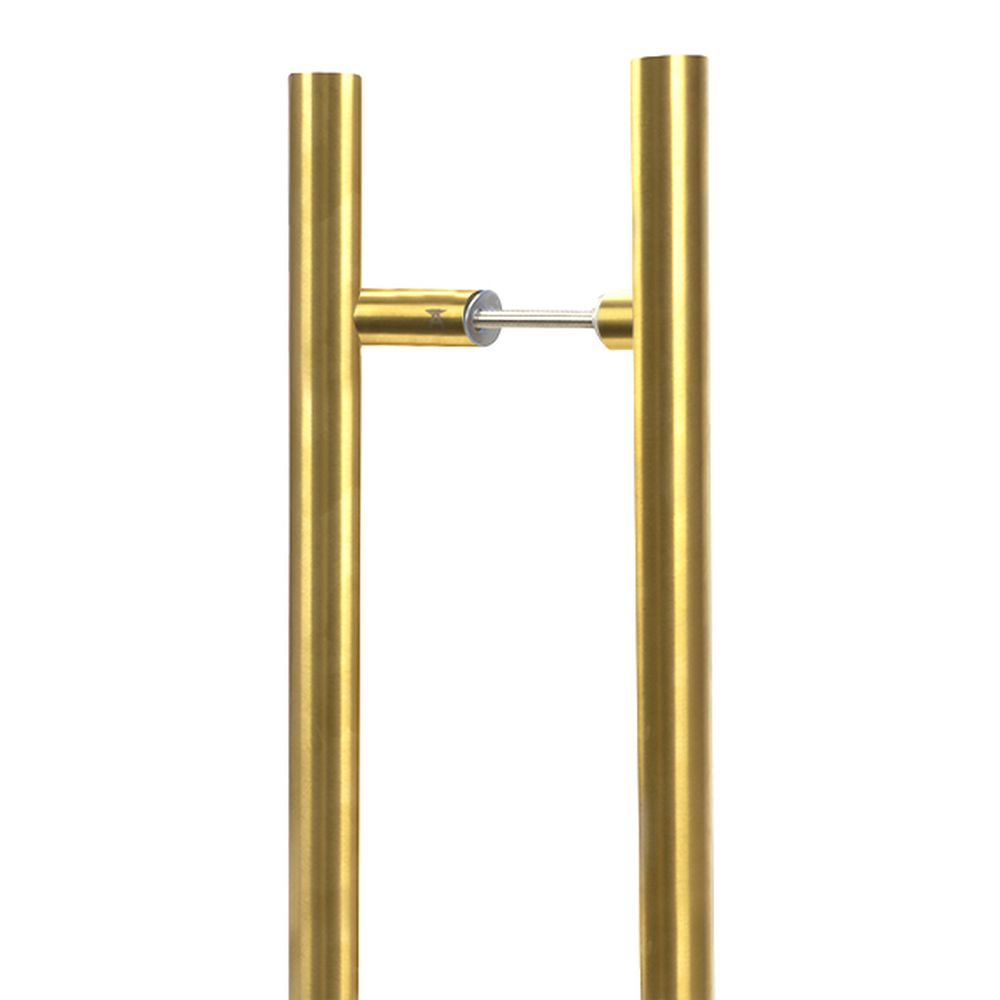 High quality images of the From The Anvil - Aged Brass (316) 1.5m Offset T Bar Handle B2B 32mm Ø | Sku. Anvil-52628 | available to order from Trade Door Handles, quick delivery at discounted prices.