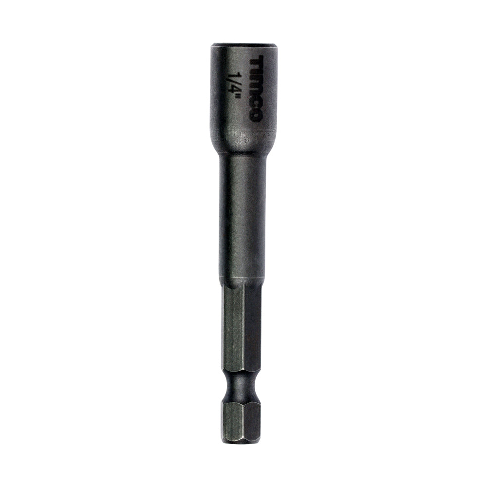 This is an image of Timco - Magnetic Socket Driver Bit - Hex 1/4 x 65 (1 Each Blister Pack) 635SDB