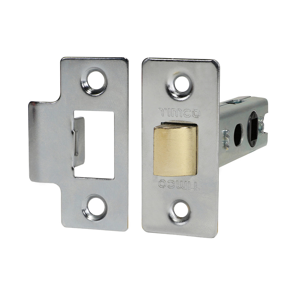 This is an image of Timco - Economy Tubular Latch - Nickel 67 case / 45 backset (1 Each Plain Bag) 675460