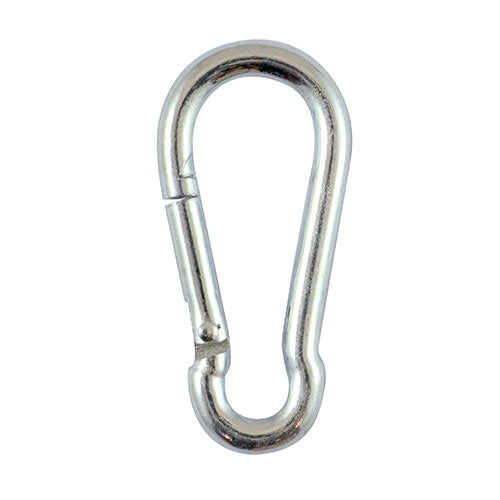 This is an image of Timco - Carbine Hooks - Zinc 6mm (5 Pieces TIMpac) 6CHP