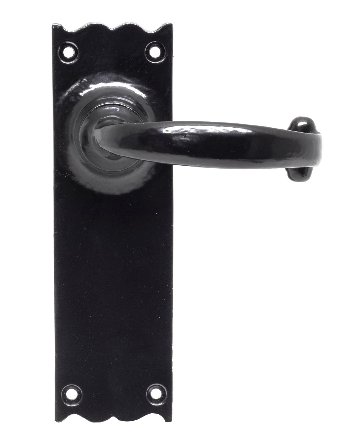 From The Anvil - Black Cottage Lever Latch Set | Sku. 73107 | Trade Door Handles.