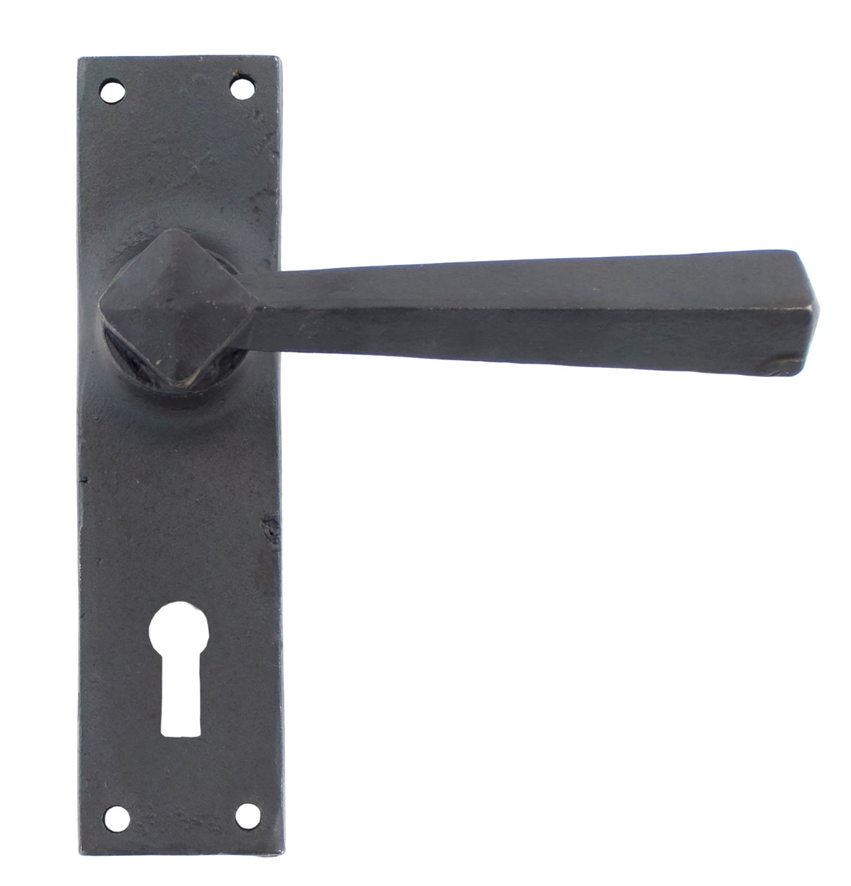 From The Anvil - Beeswax Straight Lever Lock Set | Sku. 73113 | Trade Door Handles.