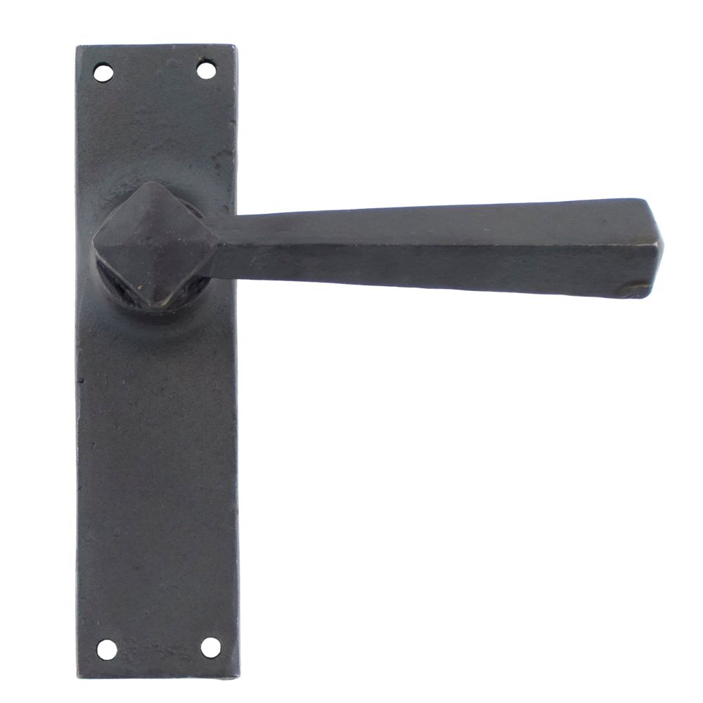 From The Anvil - Beeswax Straight Lever Latch Set | Sku. 73114 | Trade Door Handles.