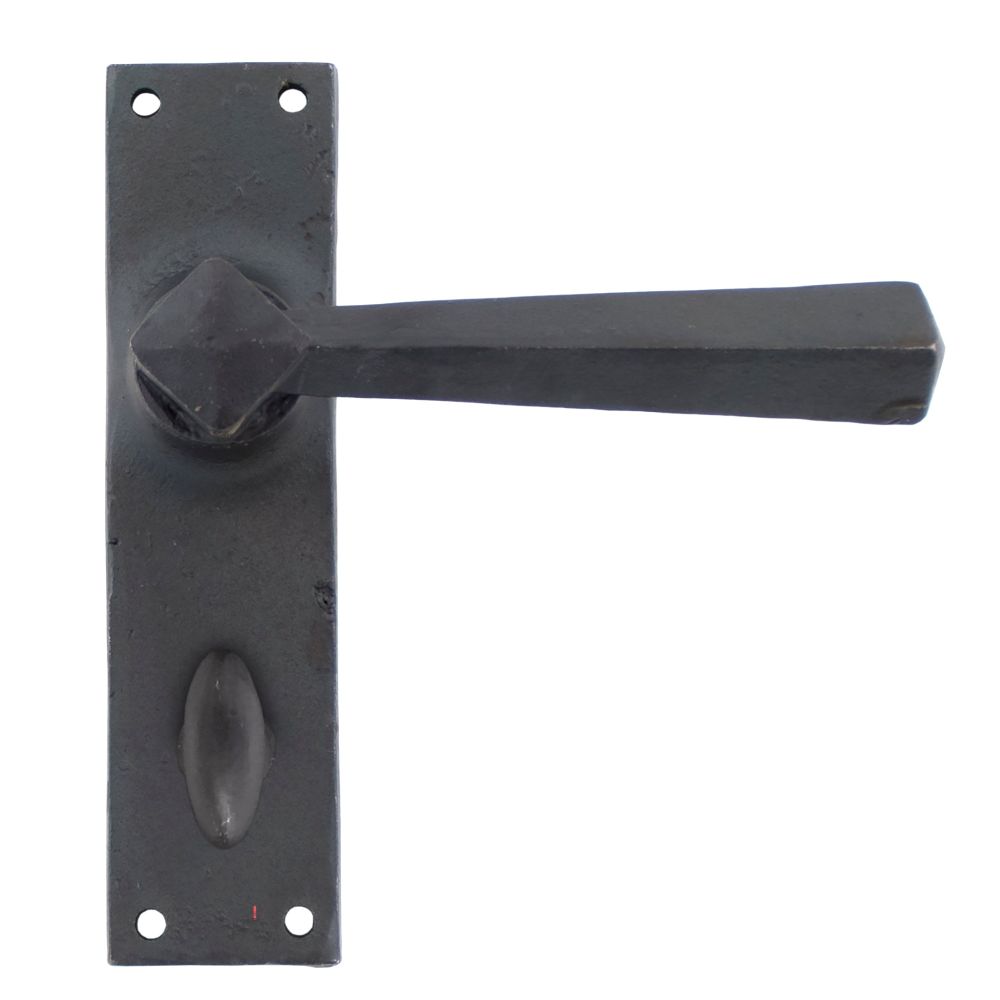 From The Anvil - Beeswax Straight Lever Bathroom Set | Sku. 73115 | Trade Door Handles.