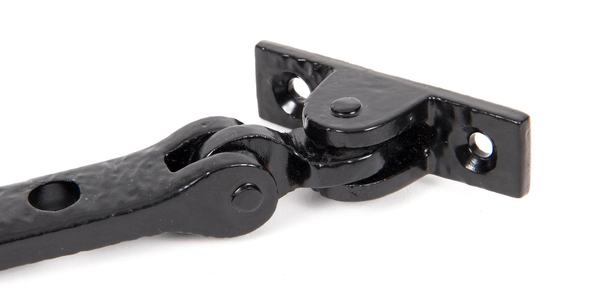 From The Anvil - Black 13" Rosehead Stay | Sku. 73137 | Trade Door Handles.