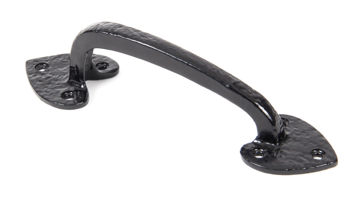From The Anvil - Black Cast 8" Gothic Pull Handle | Sku. 73142 | Trade Door Handles.