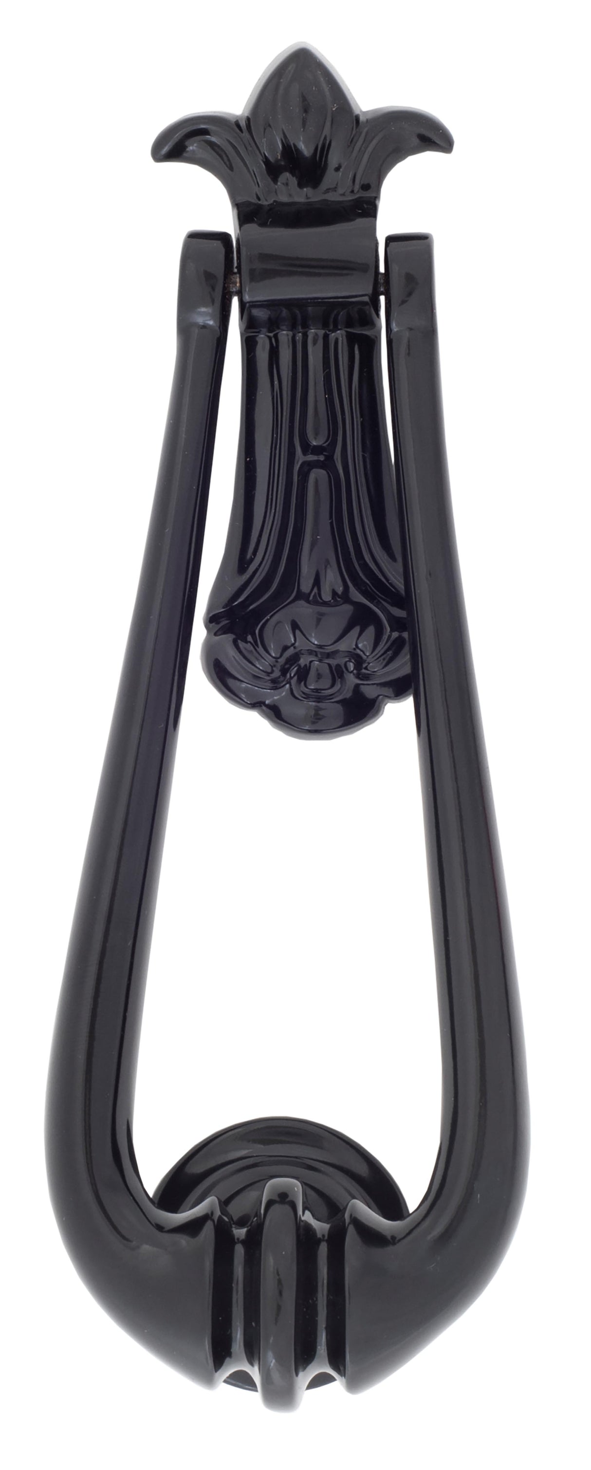 From The Anvil - Black Loop Door Knocker | Sku. 73379M | Trade Door Handles.
