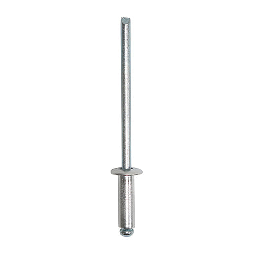 This is an image of Timco - Rivets - Dome Head - Aluminium 3.2 x 10mm - (500 PCS Box) 748852
