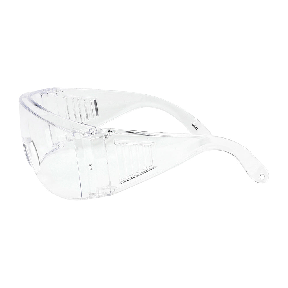 This is an image of Timco - Overspecs Safety Glasses - Clear One Size (1 Each Bag) 770159