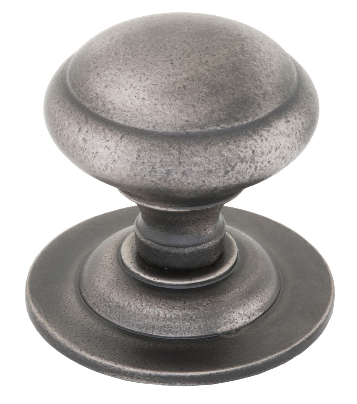 From The Anvil - Antique Pewter Round Centre Door Knob | Sku. 83505 | Trade Door Handles.