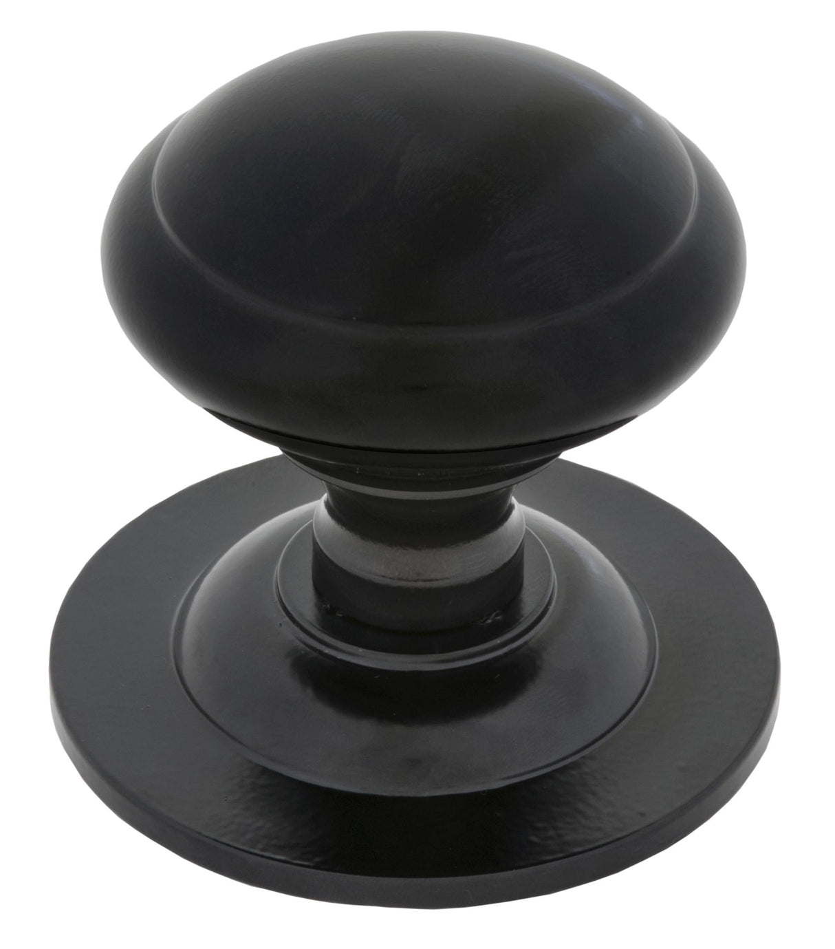 From The Anvil - Black Round Centre Door Knob | Sku. 83506 | Trade Door Handles.
