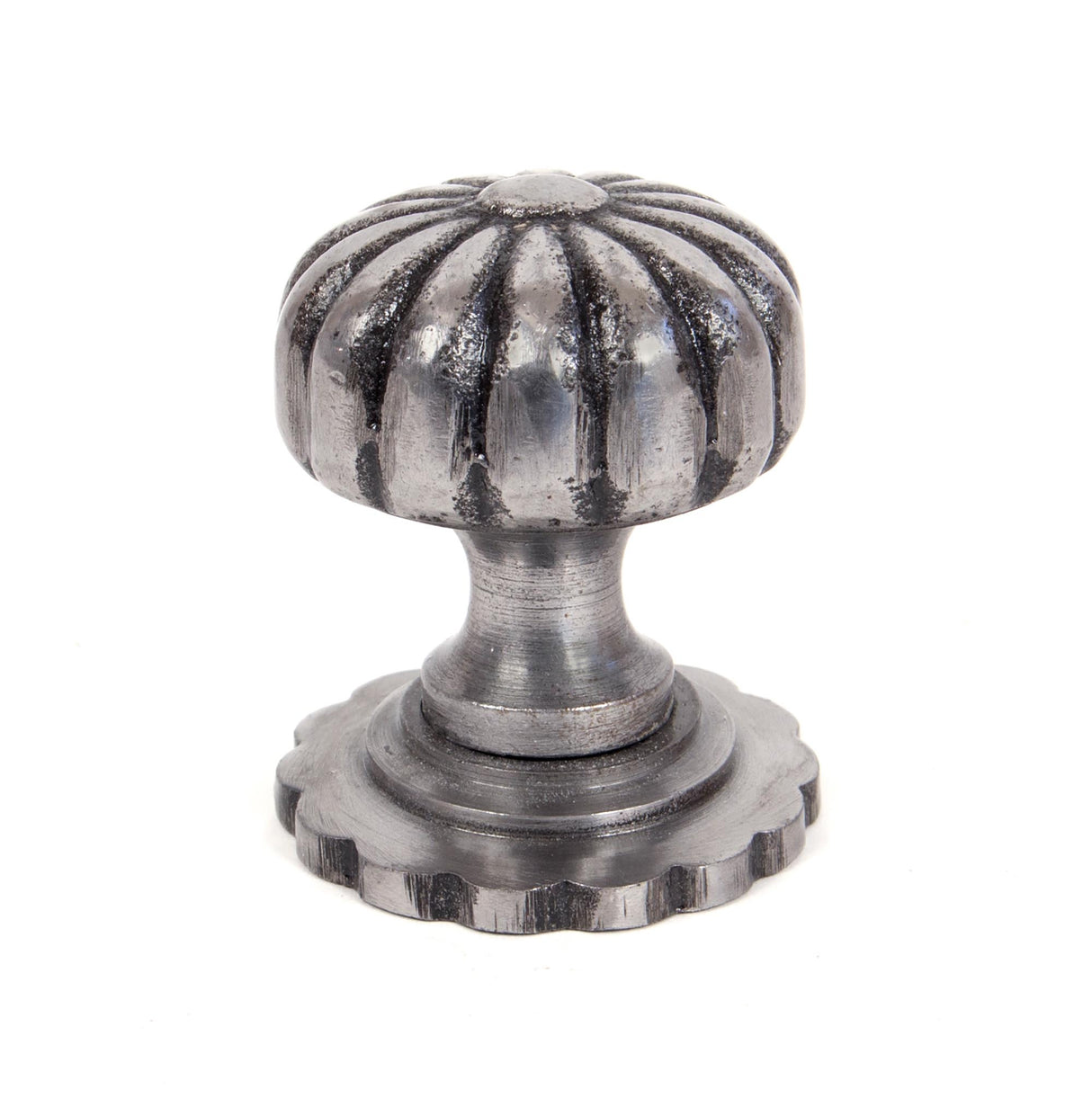From The Anvil - Natural Smooth Flower Cabinet Knob - Small | Sku. 83508 | Trade Door Handles.