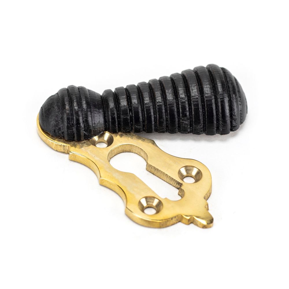 From The Anvil - Ebony Beehive Escutcheon | Sku. 83556 | Trade Door Handles.