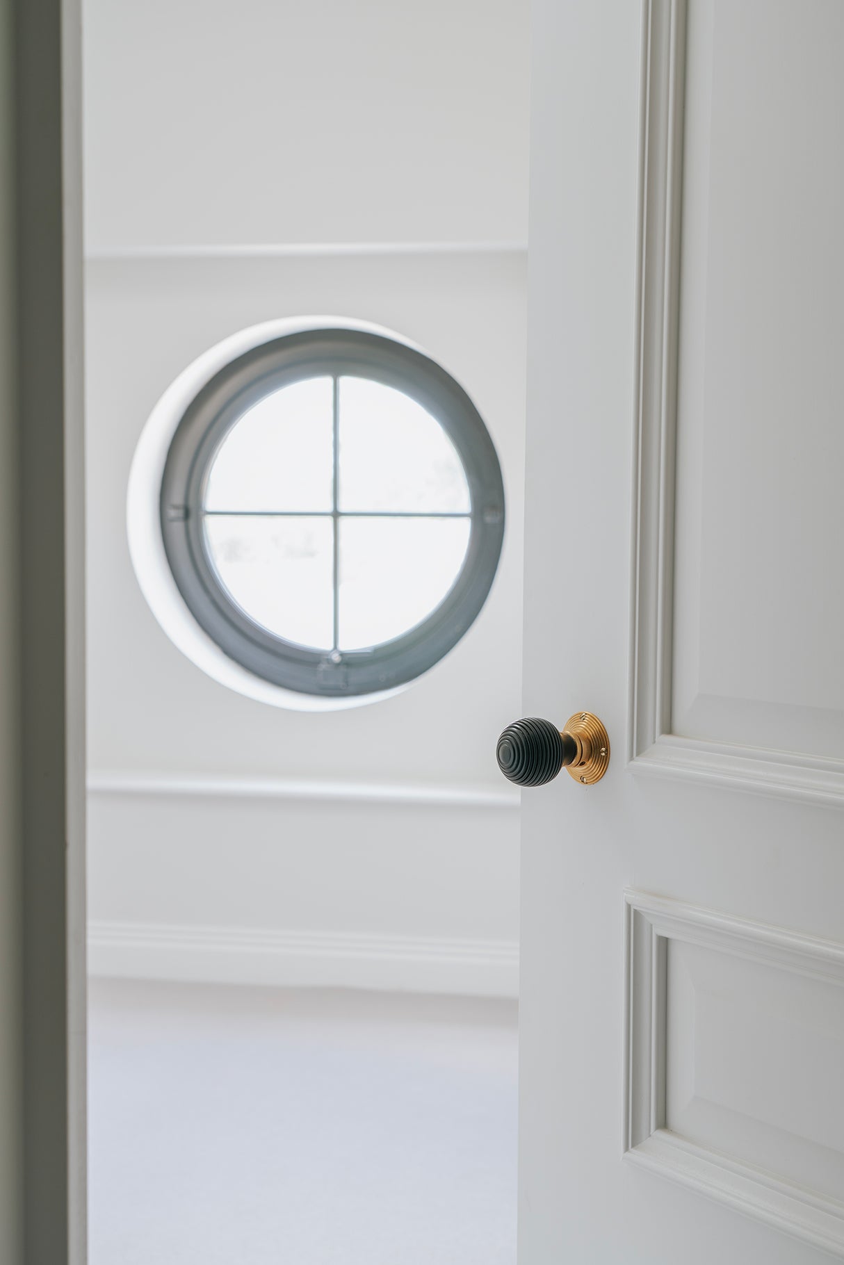 From The Anvil - Ebony & Aged Brass Beehive Mortice/Rim Knob Set | Sku. 83574 | Trade Door Handles.