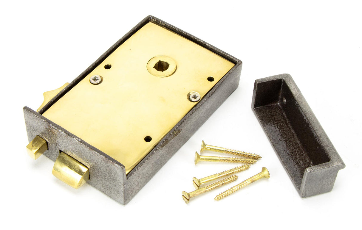 From The Anvil - Iron Left Hand Bathroom Latch | Sku. 83575 | Trade Door Handles.