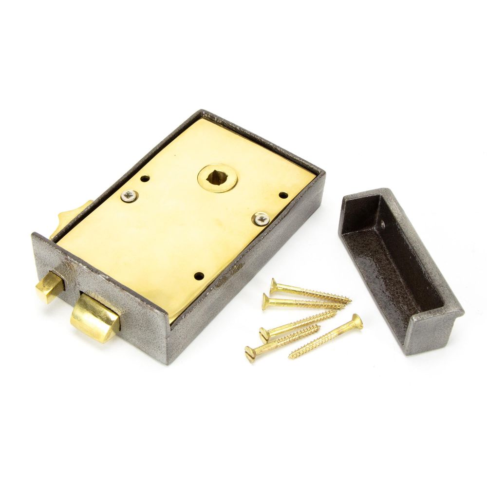 From The Anvil - Iron Left Hand Bathroom Latch | Sku. 83575 | Trade Door Handles.