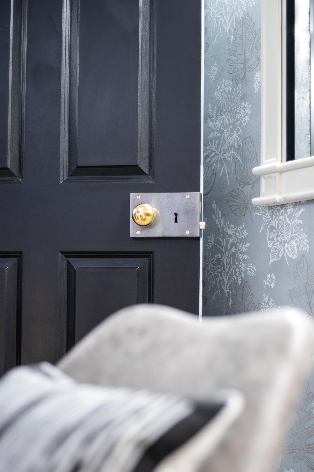 From The Anvil - Iron Left Hand Rim Lock - Large | Sku. 83591 | Trade Door Handles.