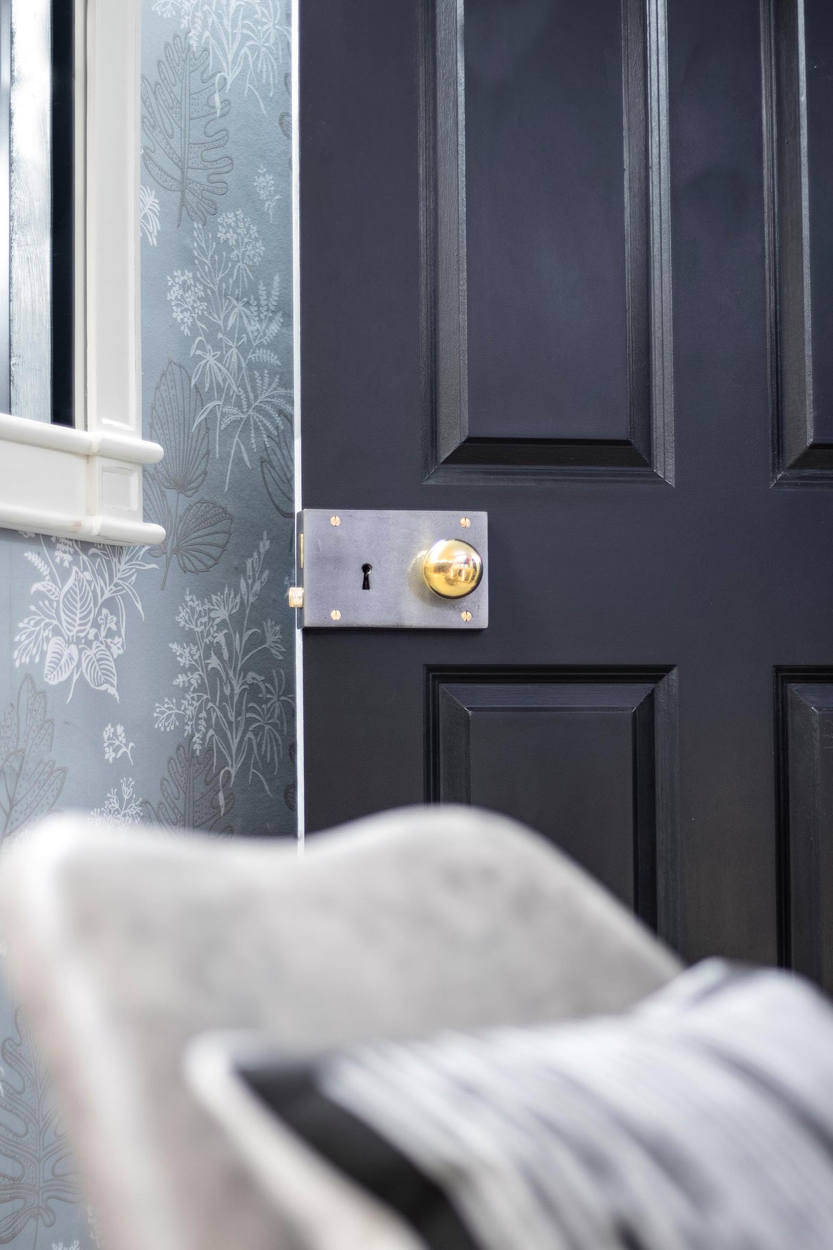 From The Anvil - Iron Right Hand Rim Lock - Large | Sku. 83592 | Trade Door Handles.