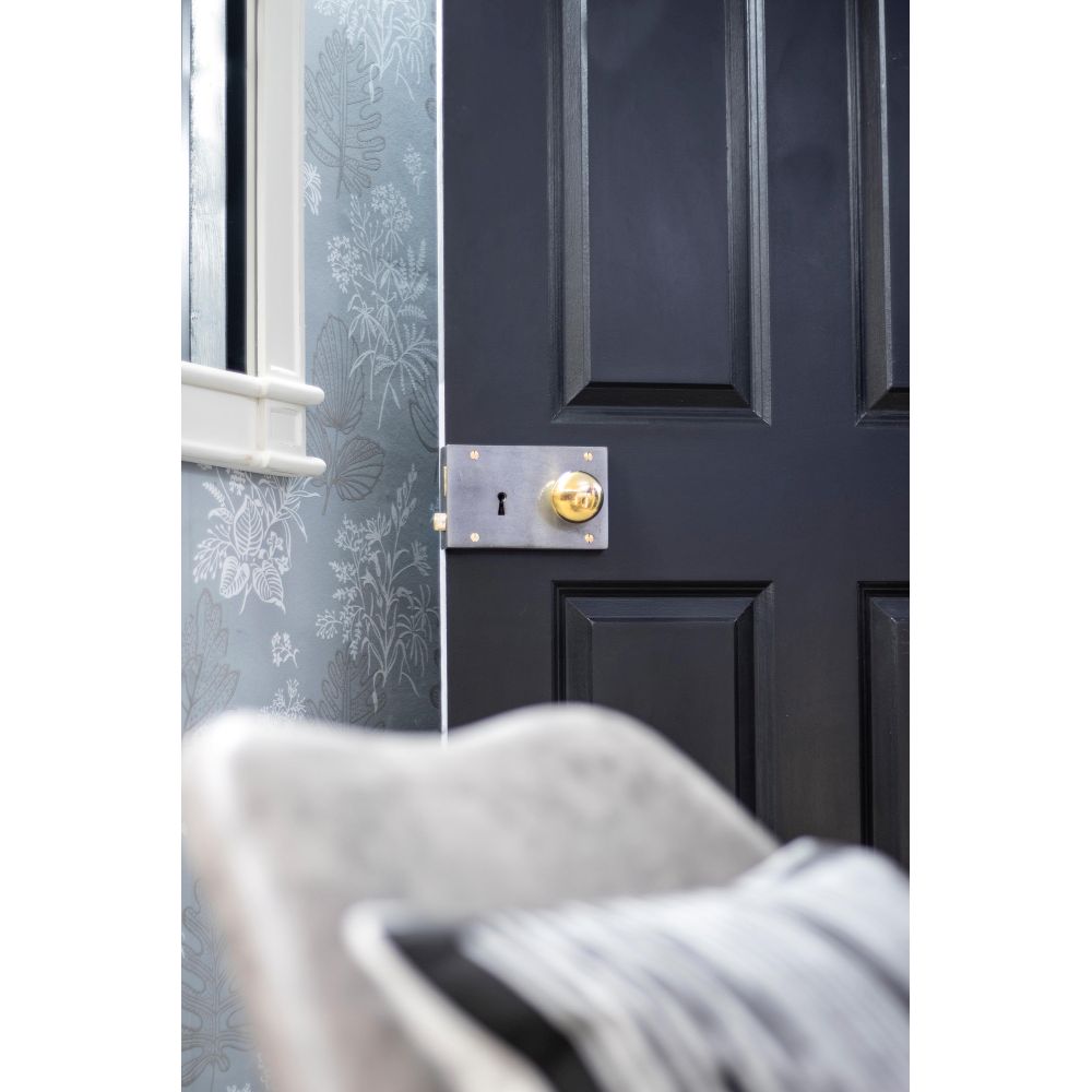 From The Anvil - Iron Right Hand Rim Lock - Large | Sku. 83592 | Trade Door Handles.