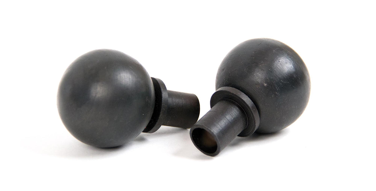 From The Anvil - Beeswax Ball Curtain Finial (pair) | Sku. 83612 | Trade Door Handles.