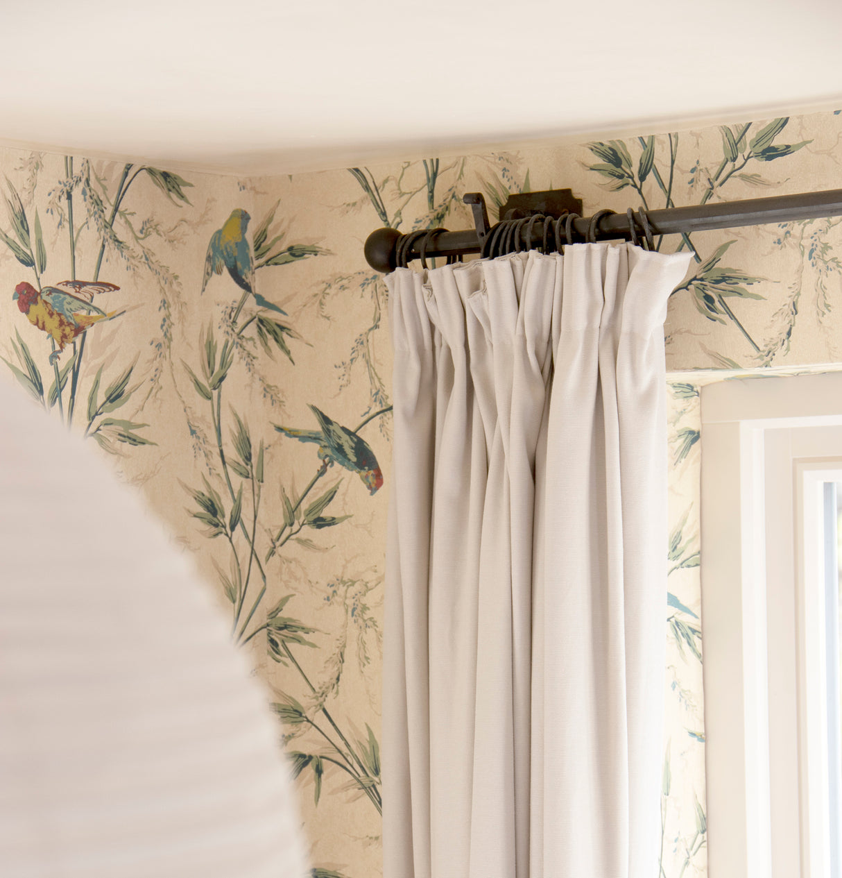 From The Anvil - Beeswax 1.5m Curtain Pole | Sku. 83616 | Trade Door Handles.