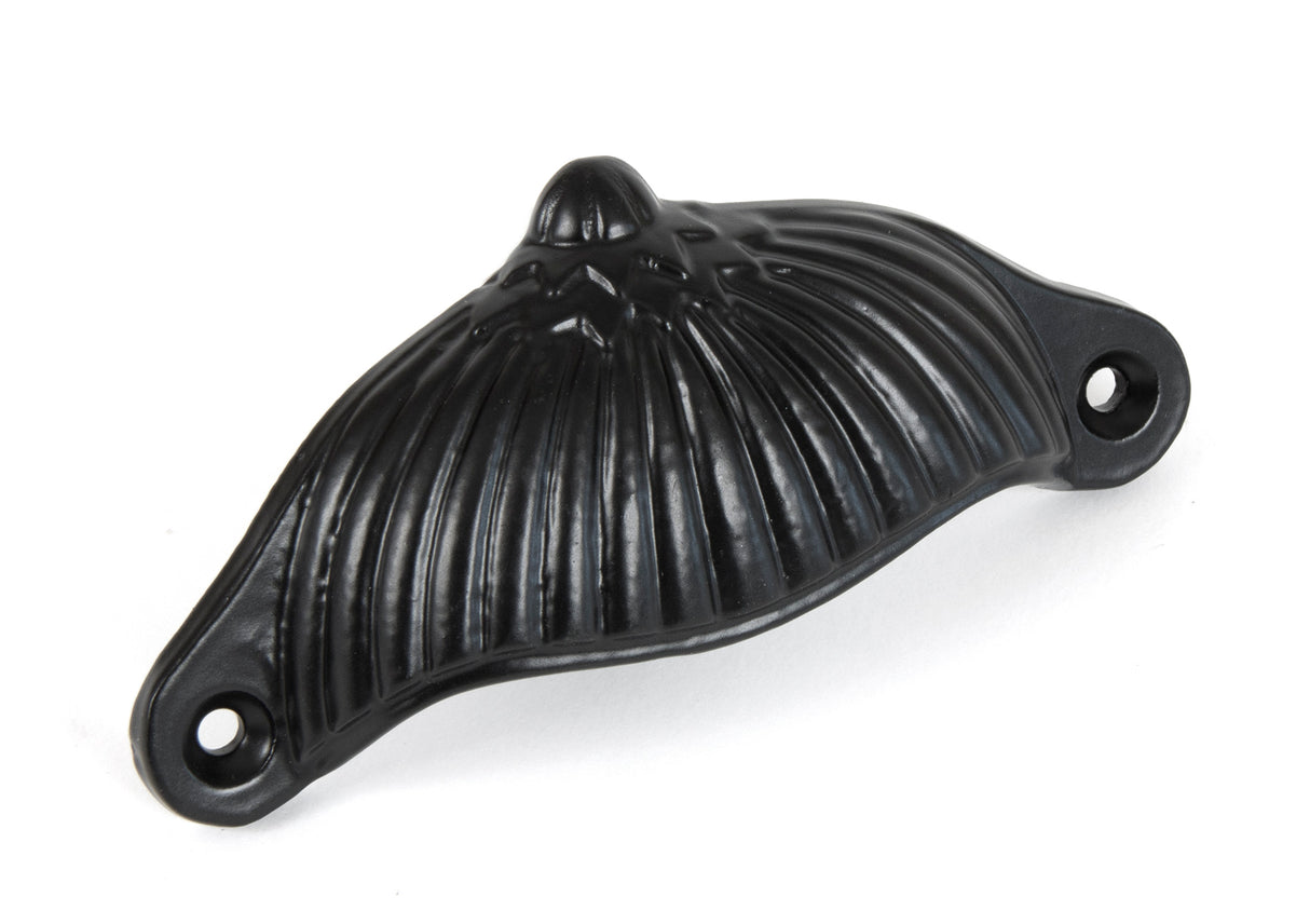 From The Anvil - Black 4" Flower Drawer Pull | Sku. 83676 | Trade Door Handles.