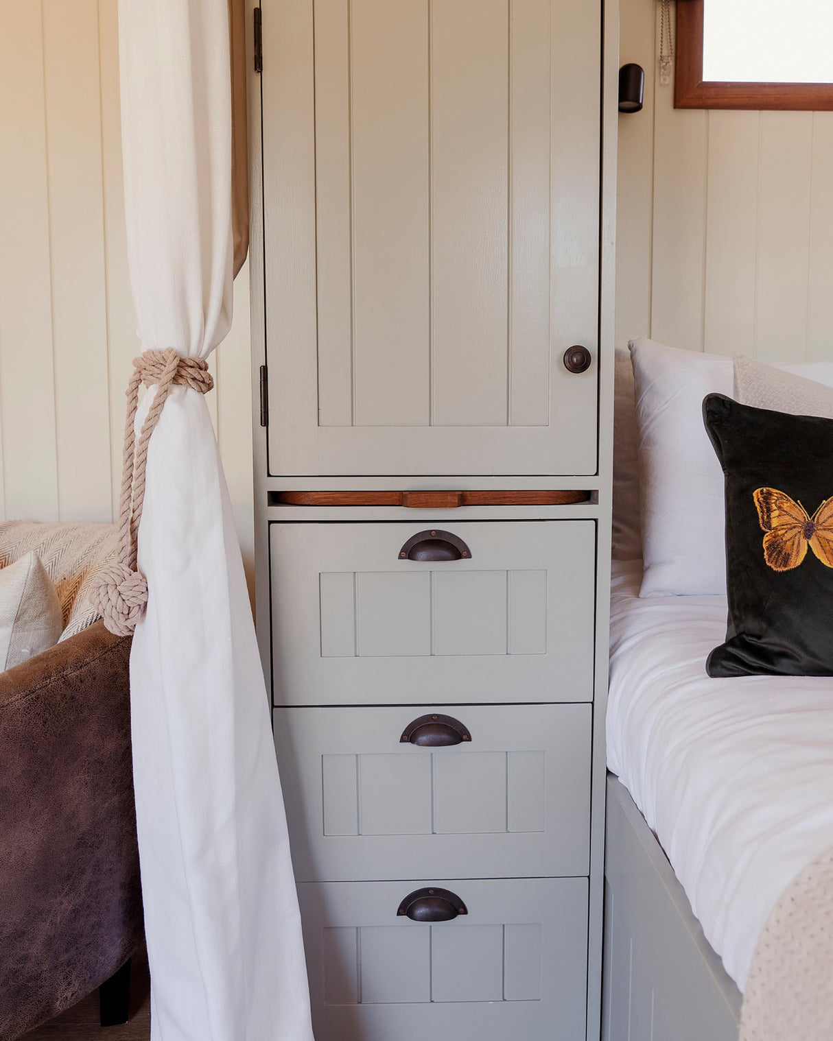 From The Anvil - Beeswax 4" Plain Drawer Pull | Sku. 83681 | Trade Door Handles.