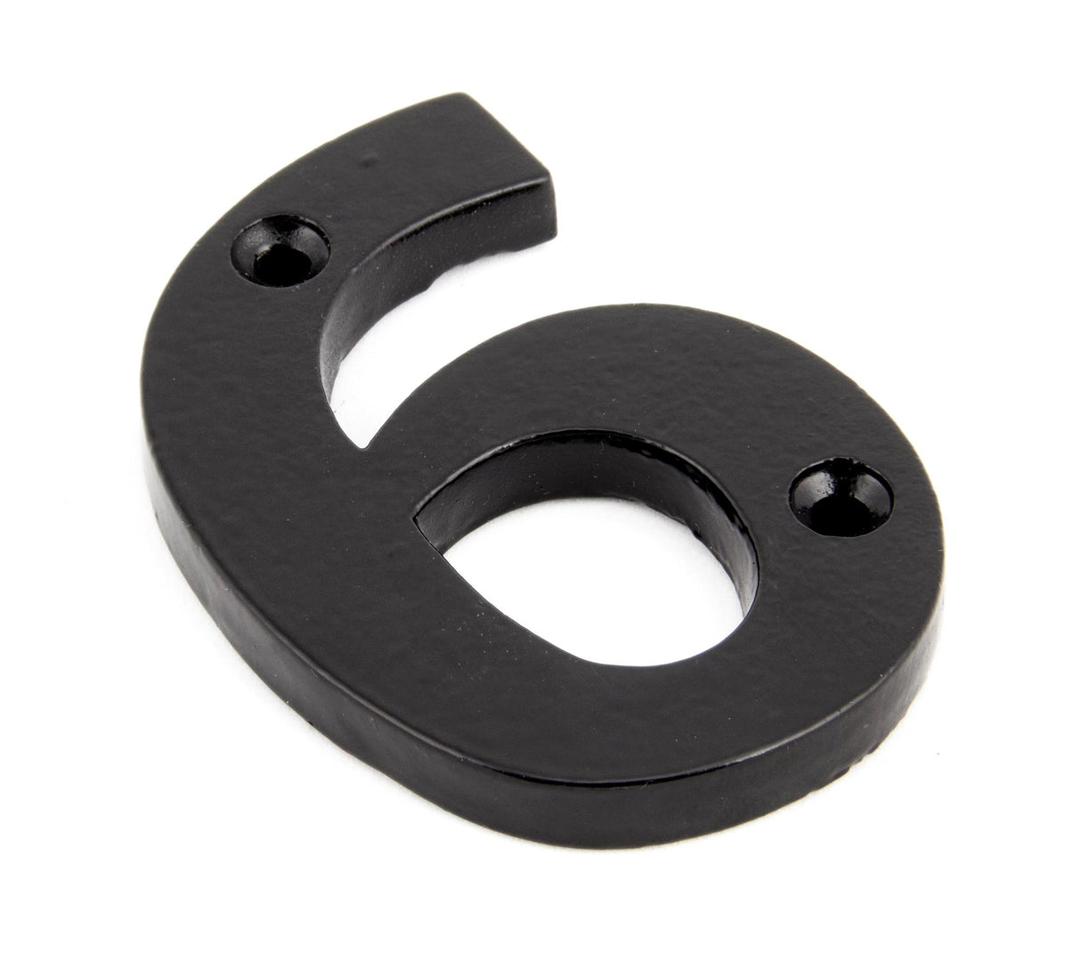 From The Anvil - Black Numeral 6 | Sku. 83706 | Trade Door Handles.