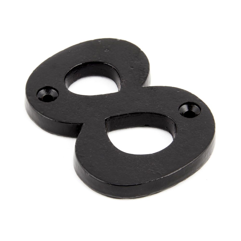 From The Anvil - Black Numeral 8 | Sku. 83708 | Trade Door Handles.