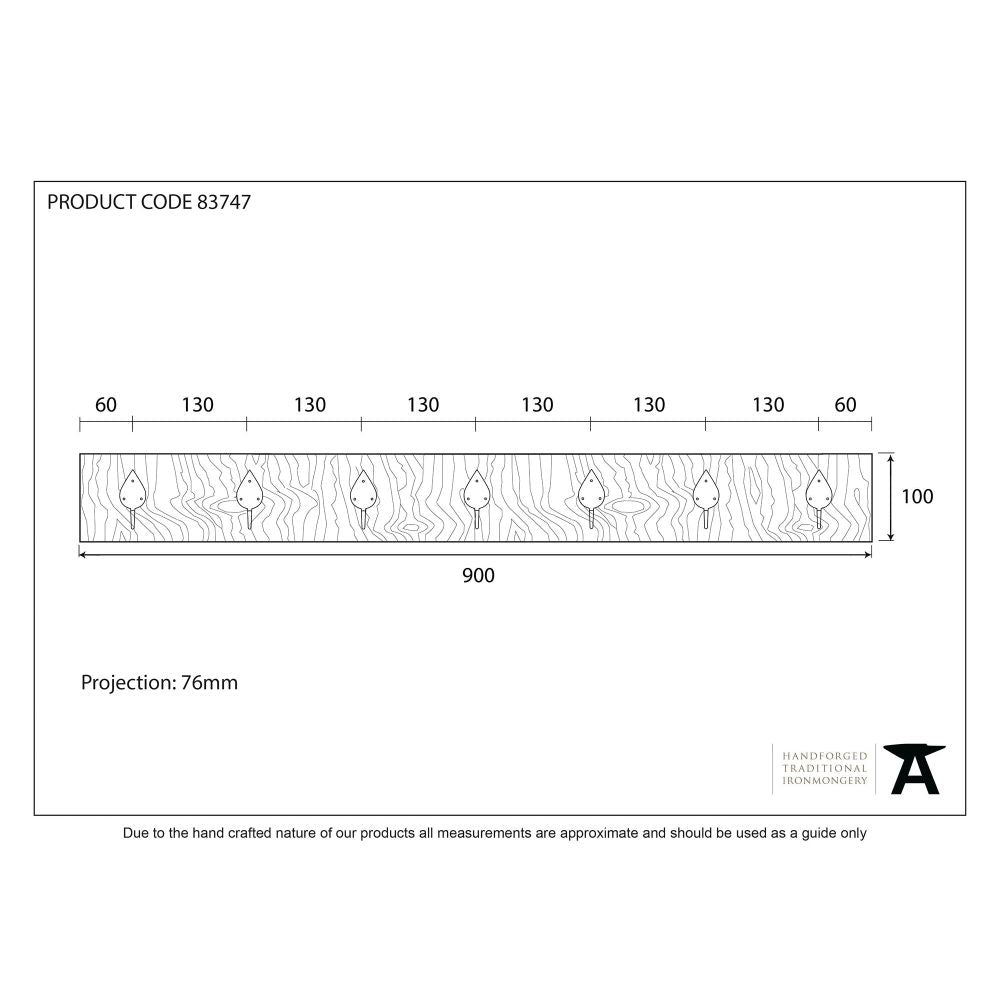 From The Anvil - Olive Green Cottage Coat Rack | Sku. 83747 | Trade Door Handles.