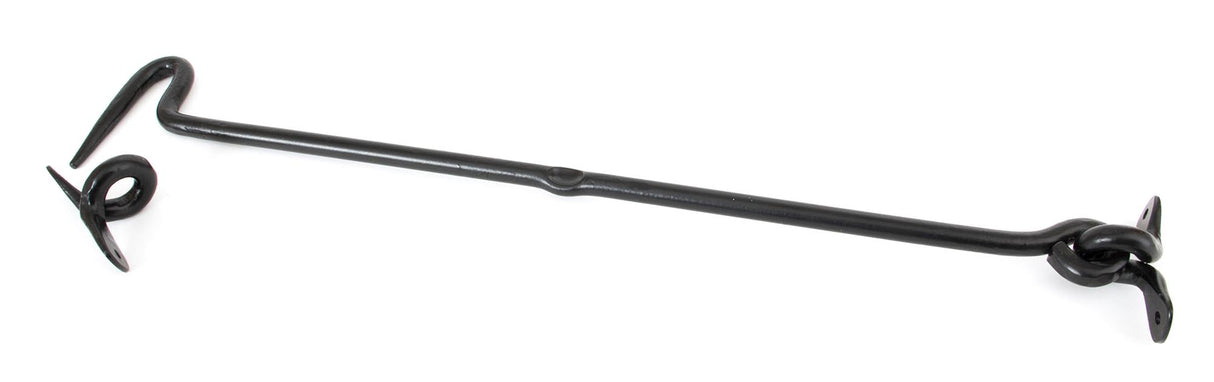 From The Anvil - Black 18" Forged Cabin Hook | Sku. 83776 | Trade Door Handles.