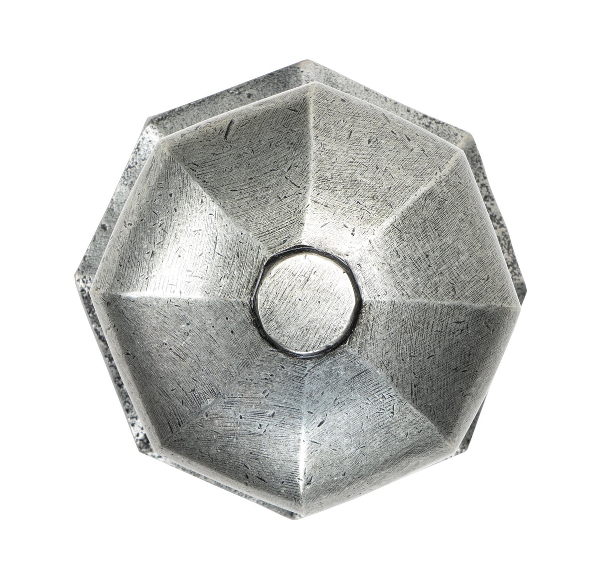 From The Anvil - Pewter Octagonal Centre Door Knob | Sku. 83778 | Trade Door Handles.