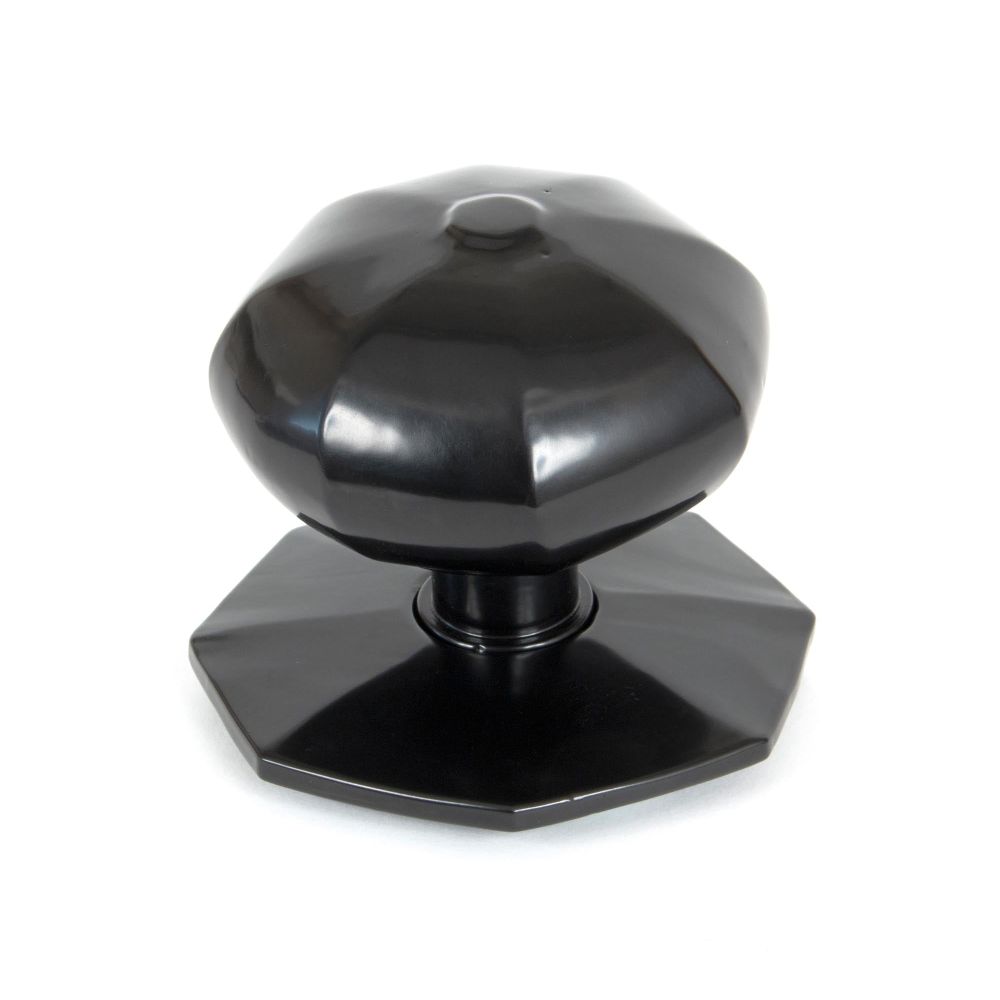 From The Anvil - Black Octagonal Centre Door Knob | Sku. 83779 | Trade Door Handles.