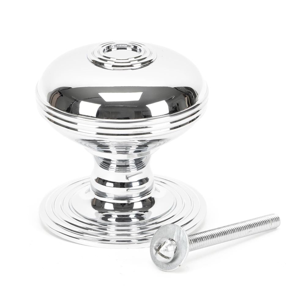 From The Anvil - Polished Chrome Prestbury Centre Door Knob | Sku. 83783 | Trade Door Handles.