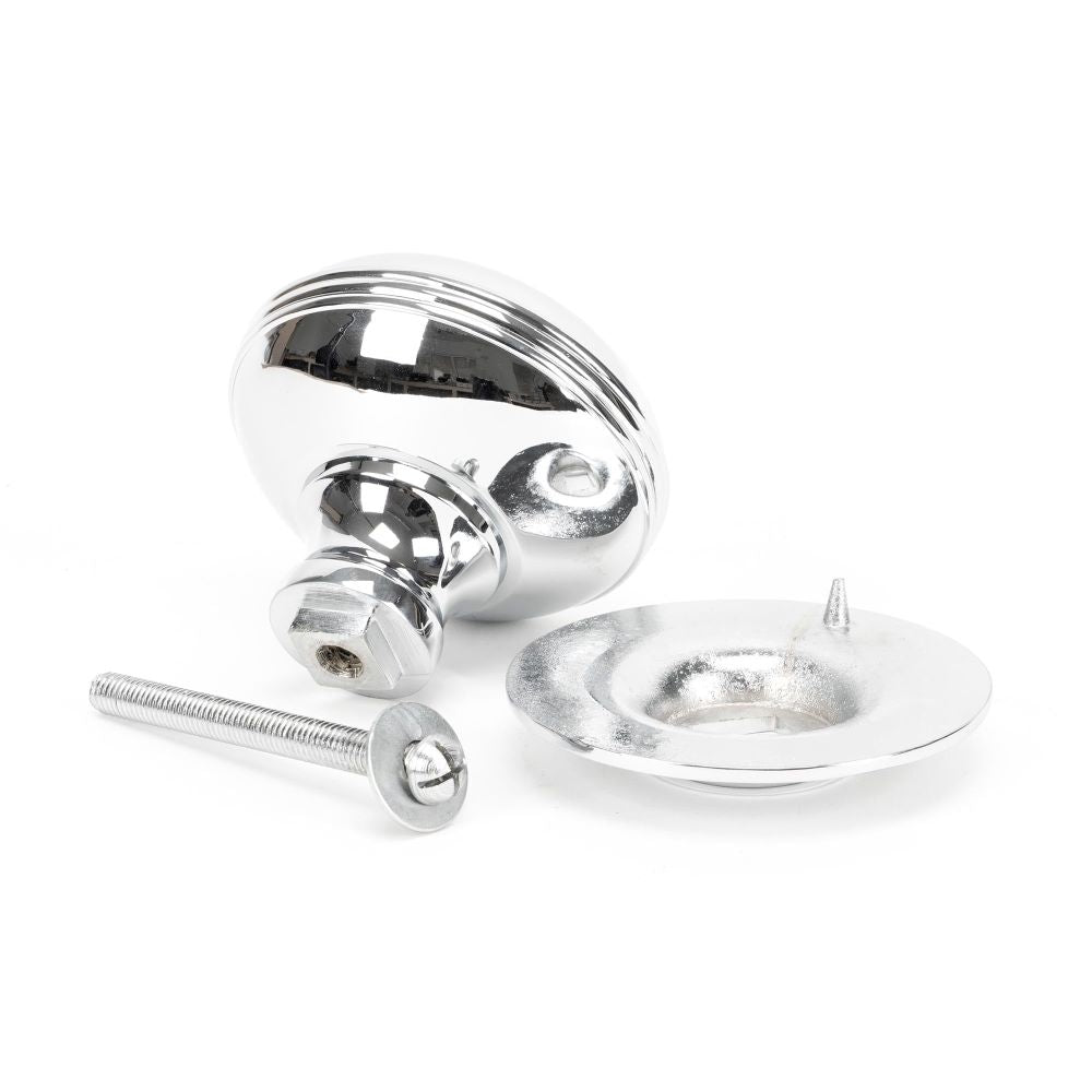 From The Anvil - Polished Chrome Prestbury Centre Door Knob | Sku. 83783 | Trade Door Handles.